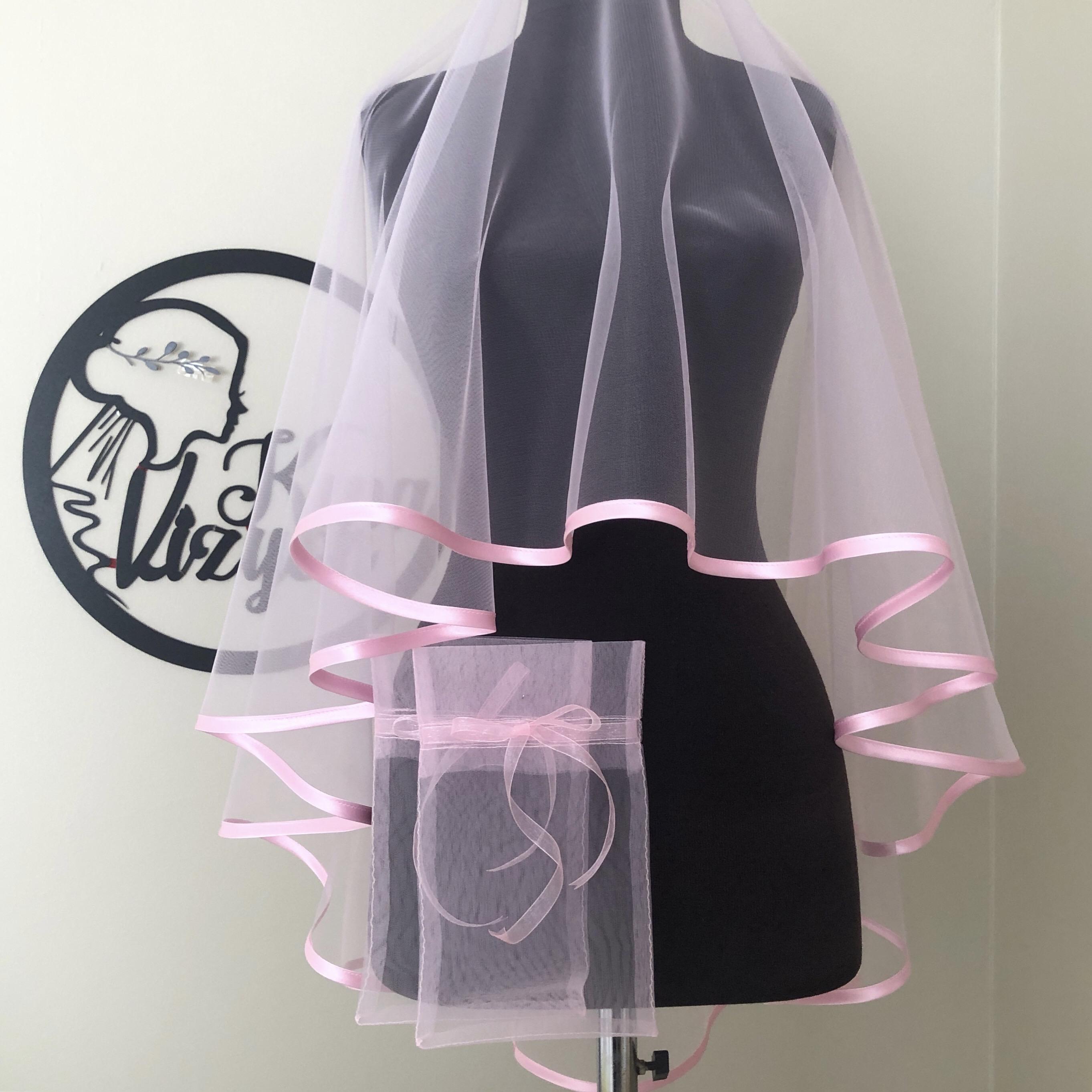 Pembe Biyeli Duvak ve Eldiven