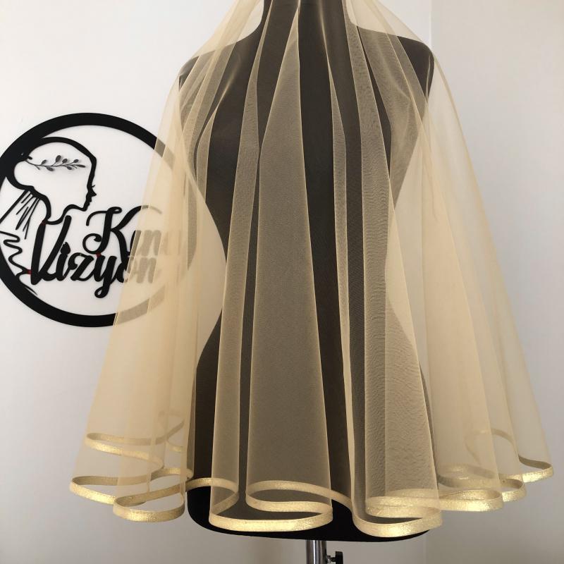 Gold Biyeli Duvak Eldiven