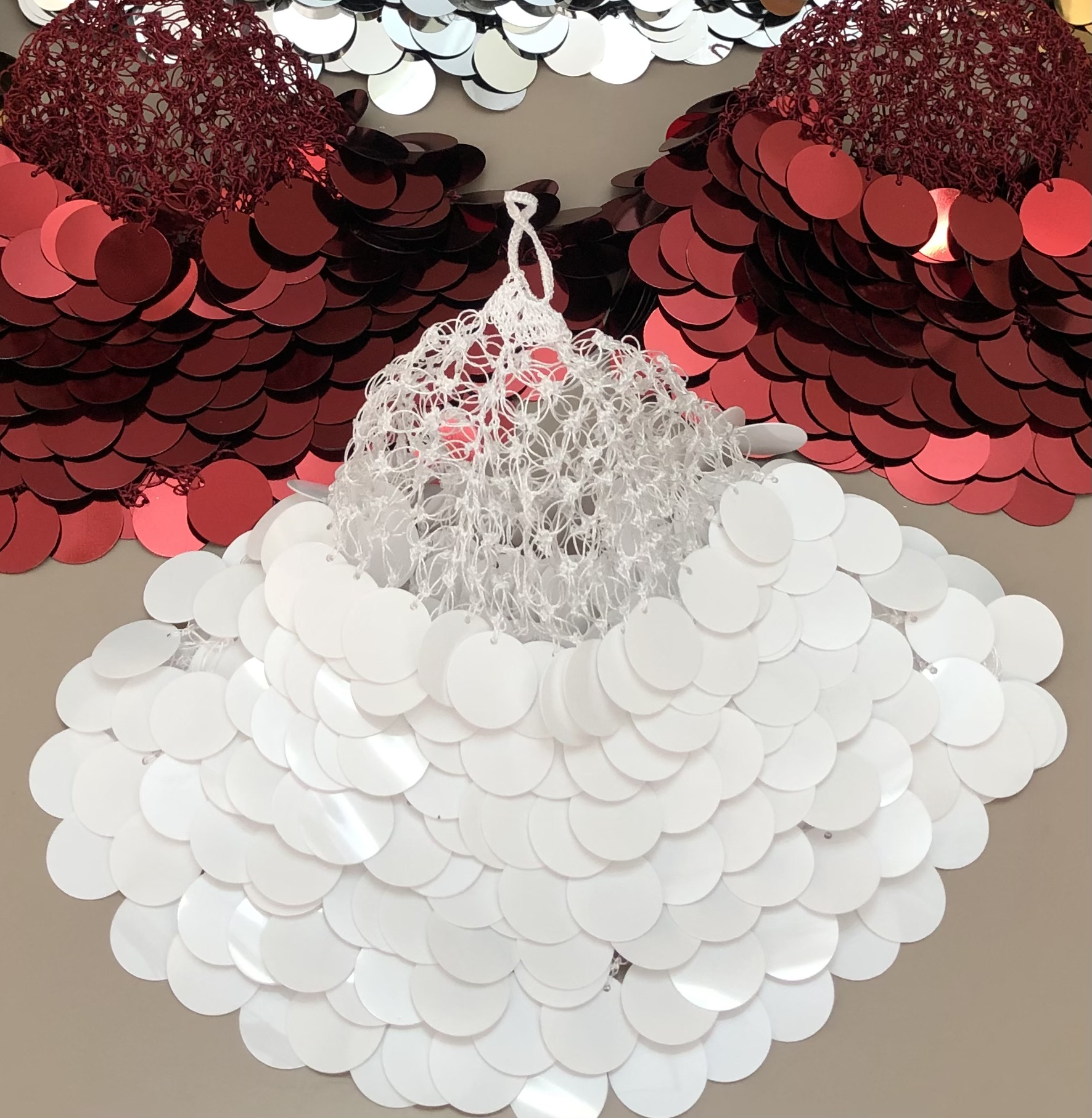 El Örme Gelin Mendili -Beyaz-